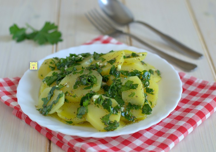insalata di patate al salmoriglio