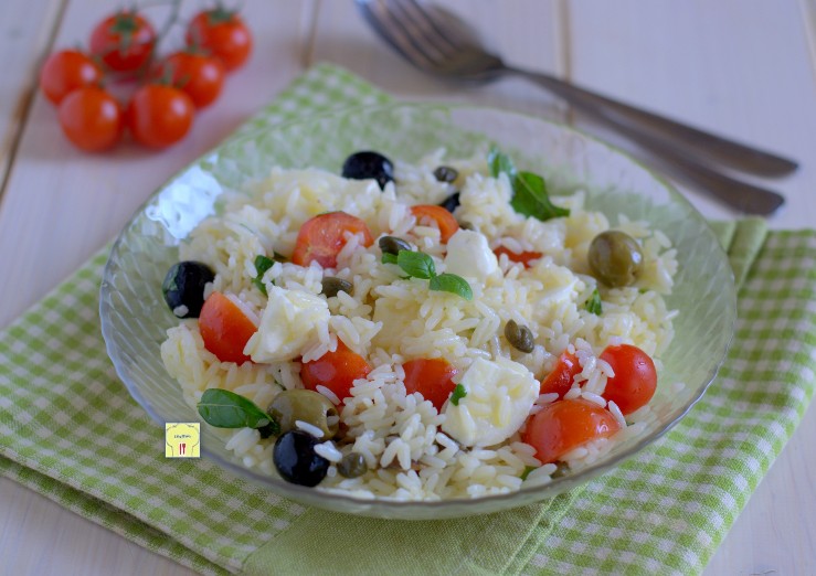 insalata di riso mediterranea