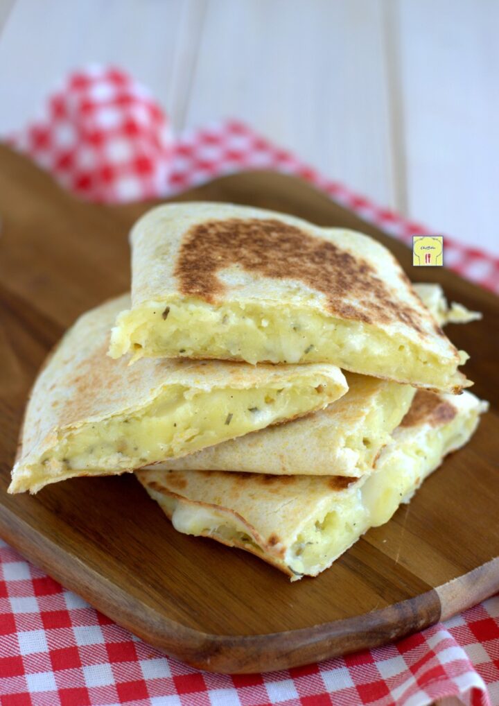 piadine farcite con purea di patate gp