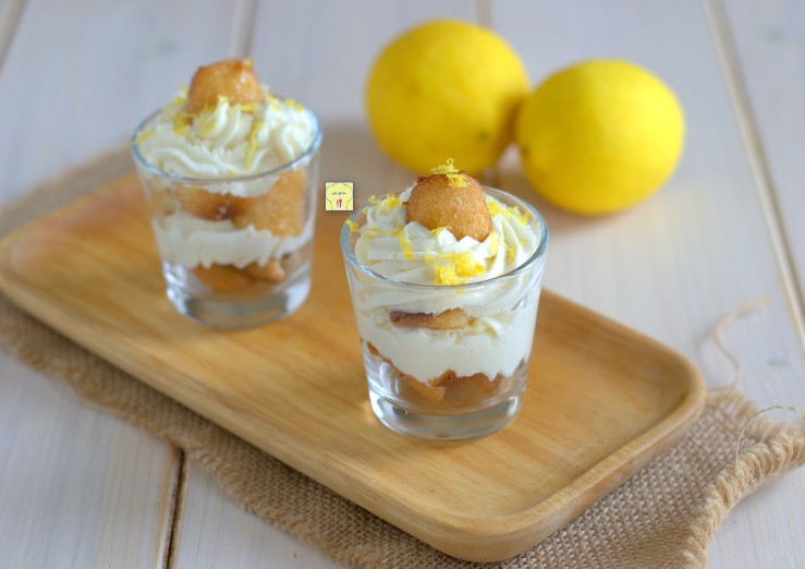 bicchierini ai pavesini croccanti e limone