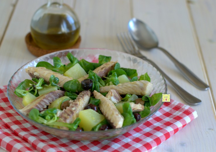 insalata con sgombro