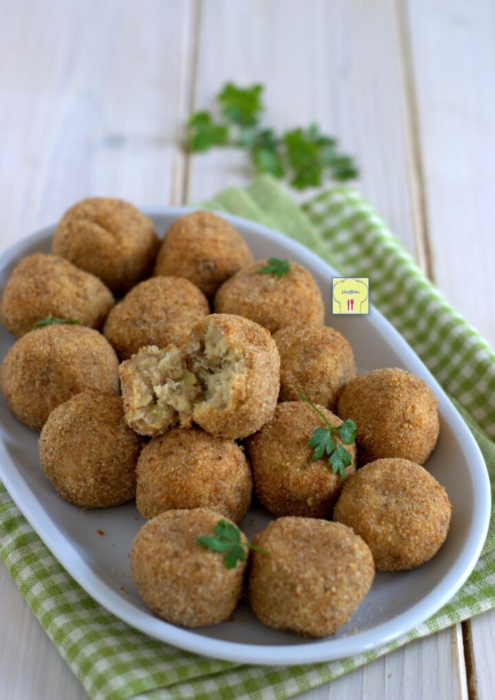 polpette di tonno e patate in friggitrice ad aria gp