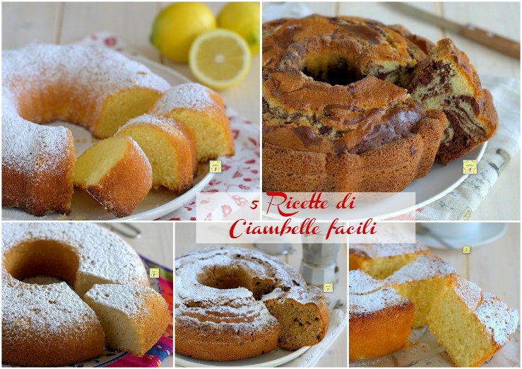 5 Ricette di Ciambelle facili