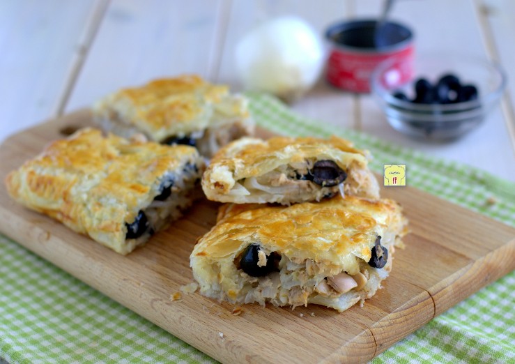 rustico tonno cipolle e olive