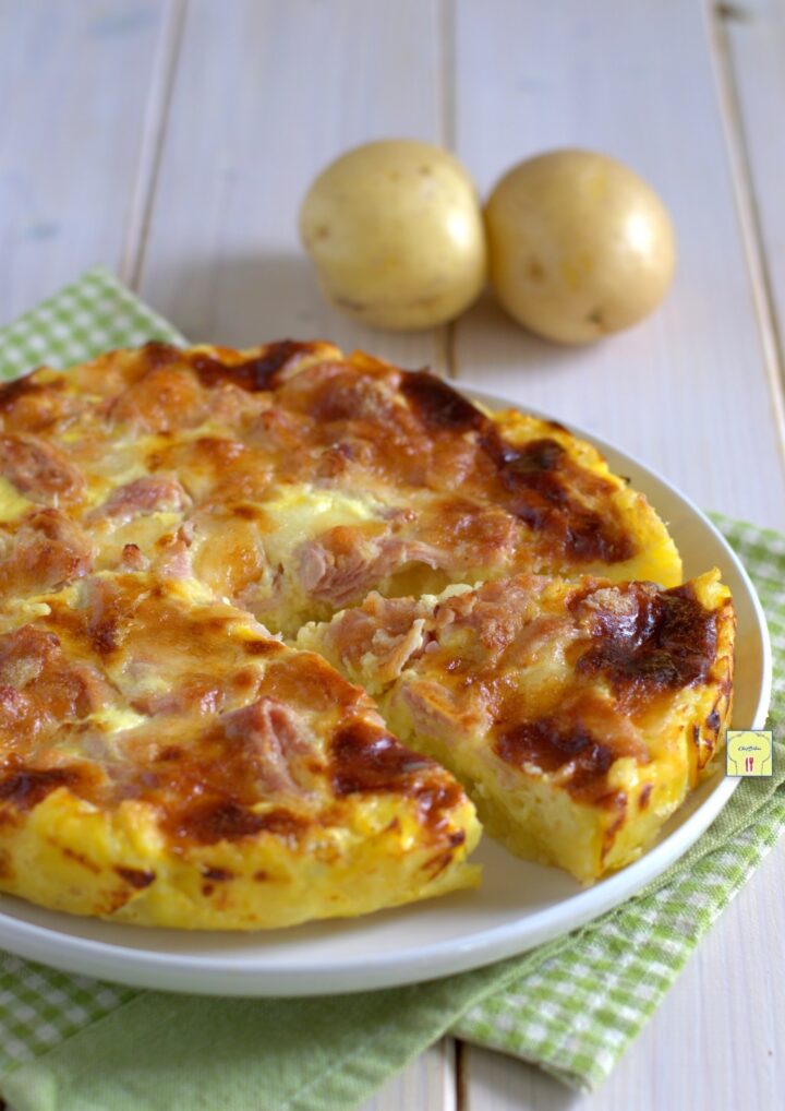 torta di patate schiacciate farcita gp
