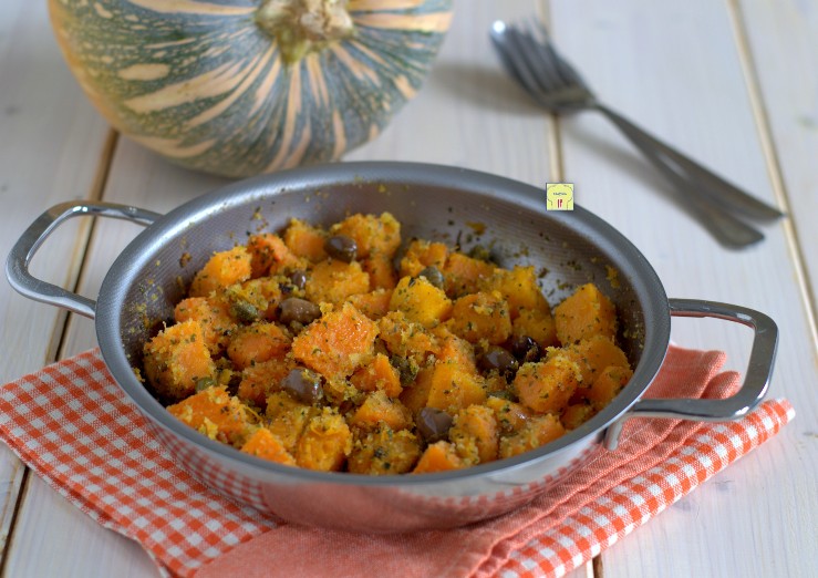 zucca croccante in padella