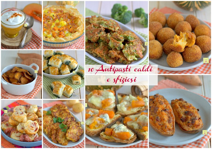 10 Antipasti caldi e sfiziosi