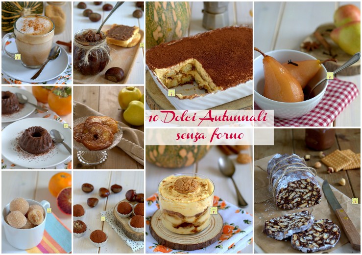 10 Dolci Autunnali senza forno