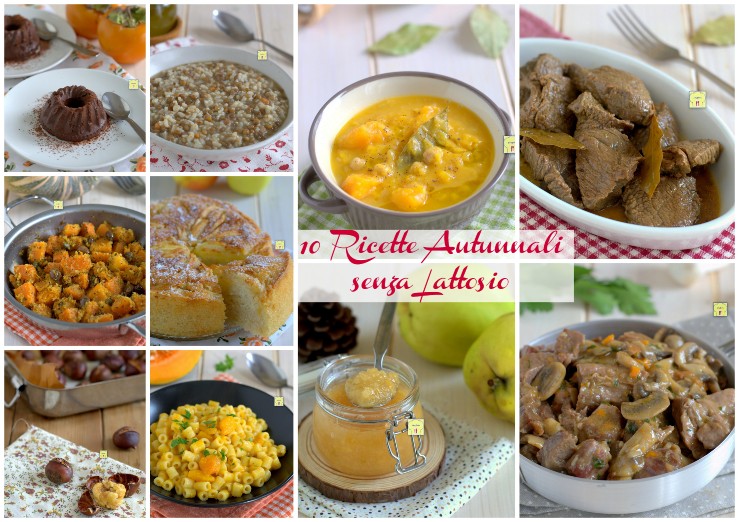 10 Ricette Autunnali senza Lattosio