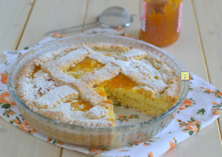 crostata crema pasticciera e marmellata