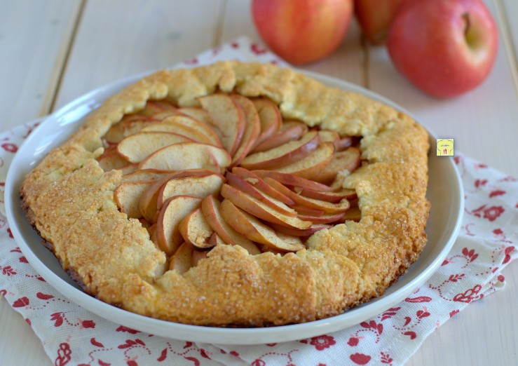galette rustica di mele
