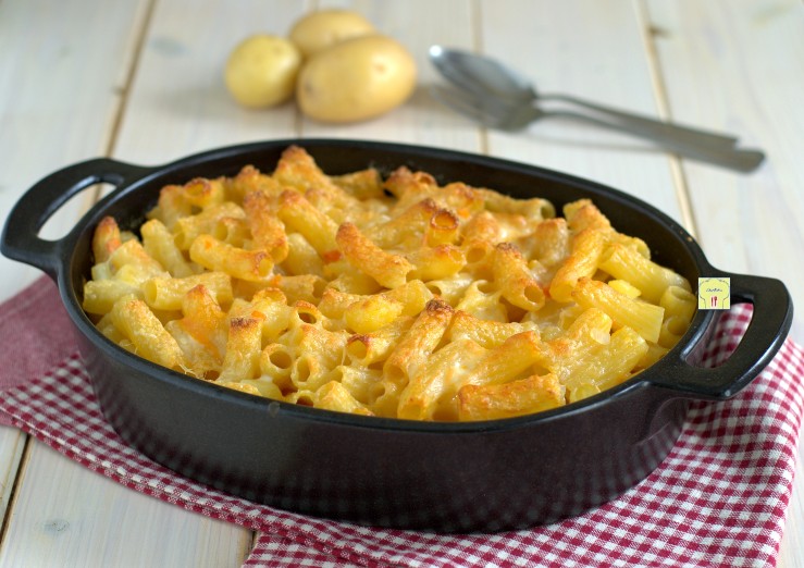 pasta e patate al forno