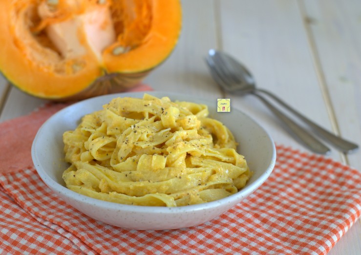 tagliatelle cremose alla zucca