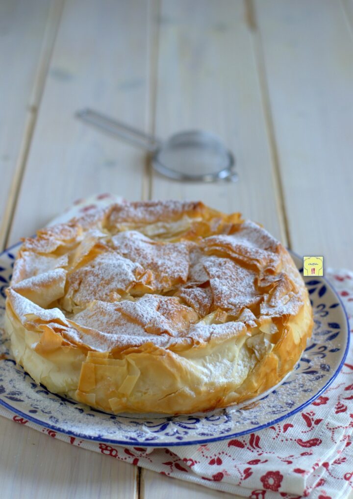 torta di pasta fillo e ricotta gp
