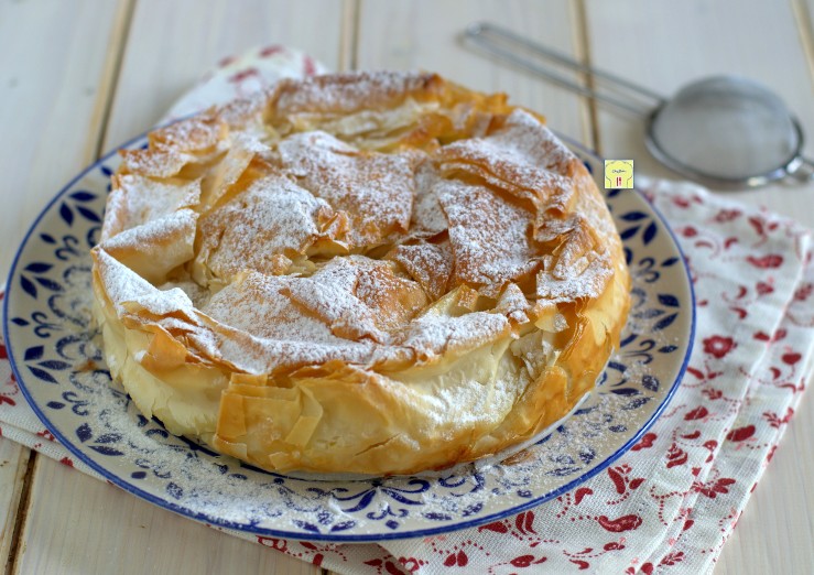 torta di pasta fillo e ricotta