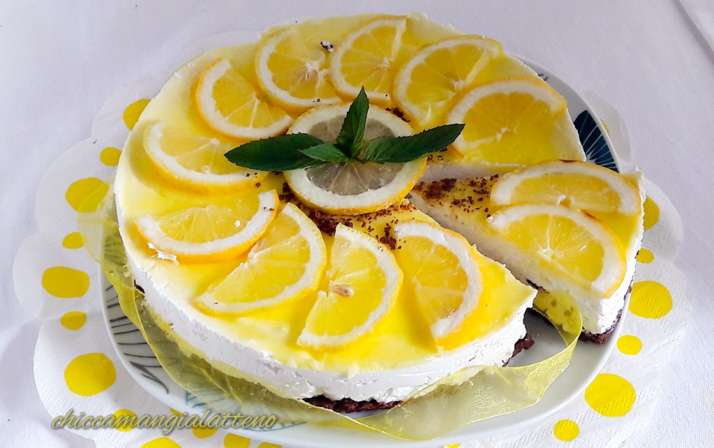 Cheesecake Pan di Stelle al limone