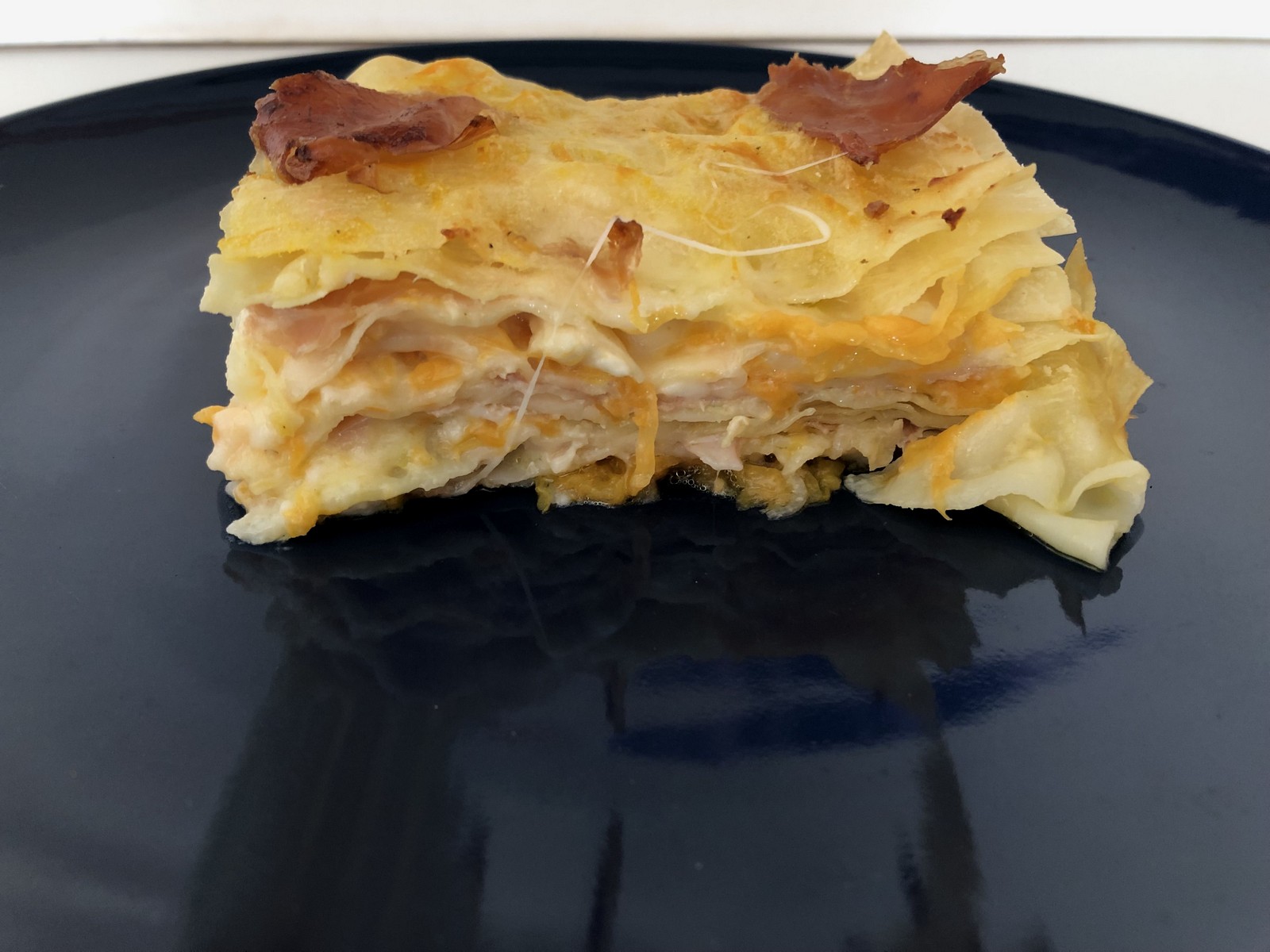 Lasagna con zucca e provola affumicata Cilentani ai Fornelli