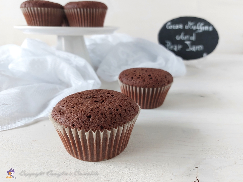 Muffins Cacao E Marmellata Di Pere Ricetta Semplice E Golosa