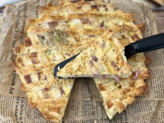 Crostata salata alla carbonara