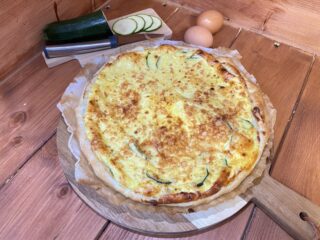 Torta salata con ricotta e zucchine