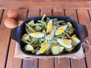 insalata di patate e fagiolini