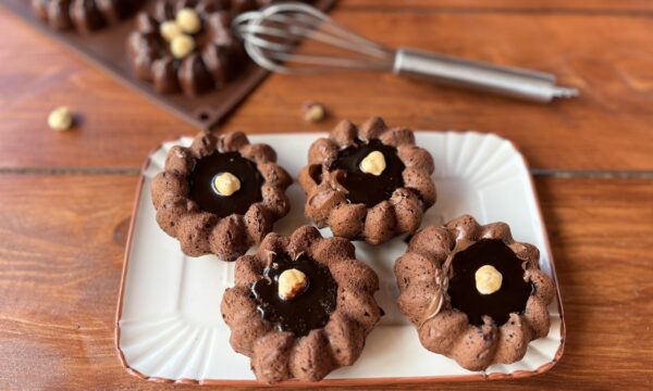 Tortine al cioccolato e ricotta