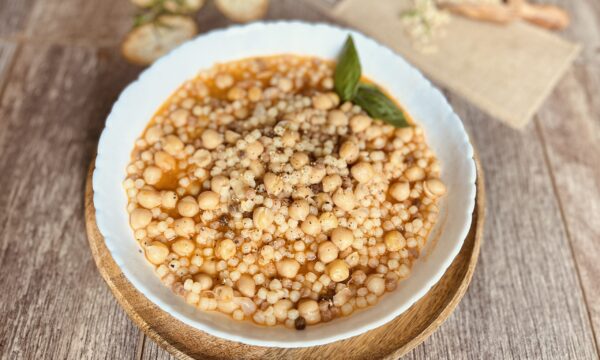 Zuppa di fregola con ceci