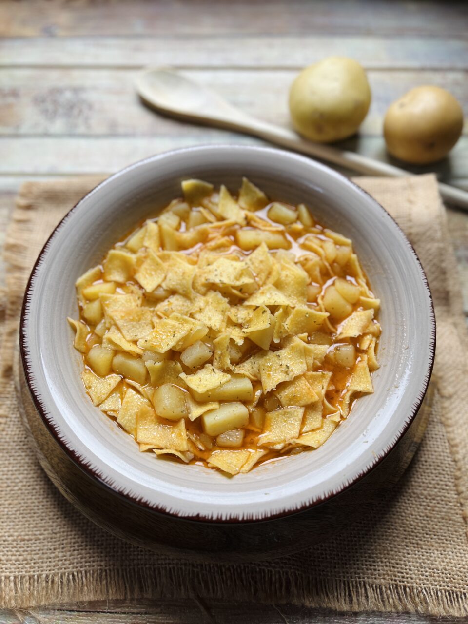 Maltagliati con patate