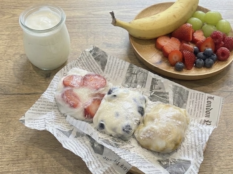 Mochi con Fogli di Riso e Yogurt Greco