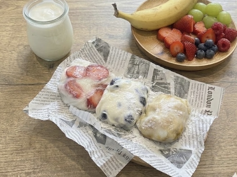 Mochi con Fogli di Riso e Yogurt Greco