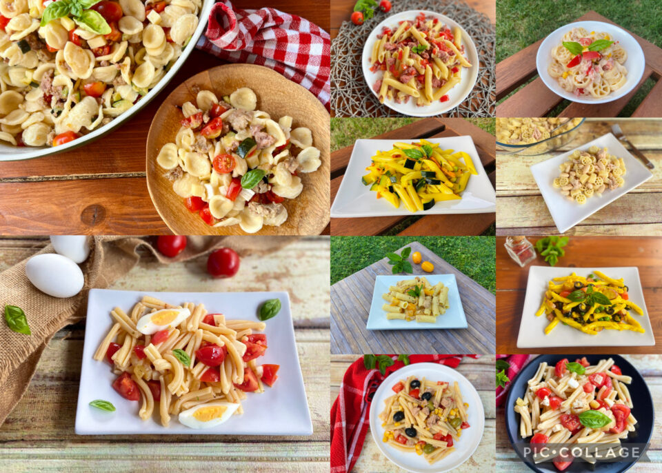Insalate di pasta.10 ricette fresche, gustose e colorate