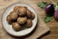 Polpette di melanzane in friggitrice ad aria