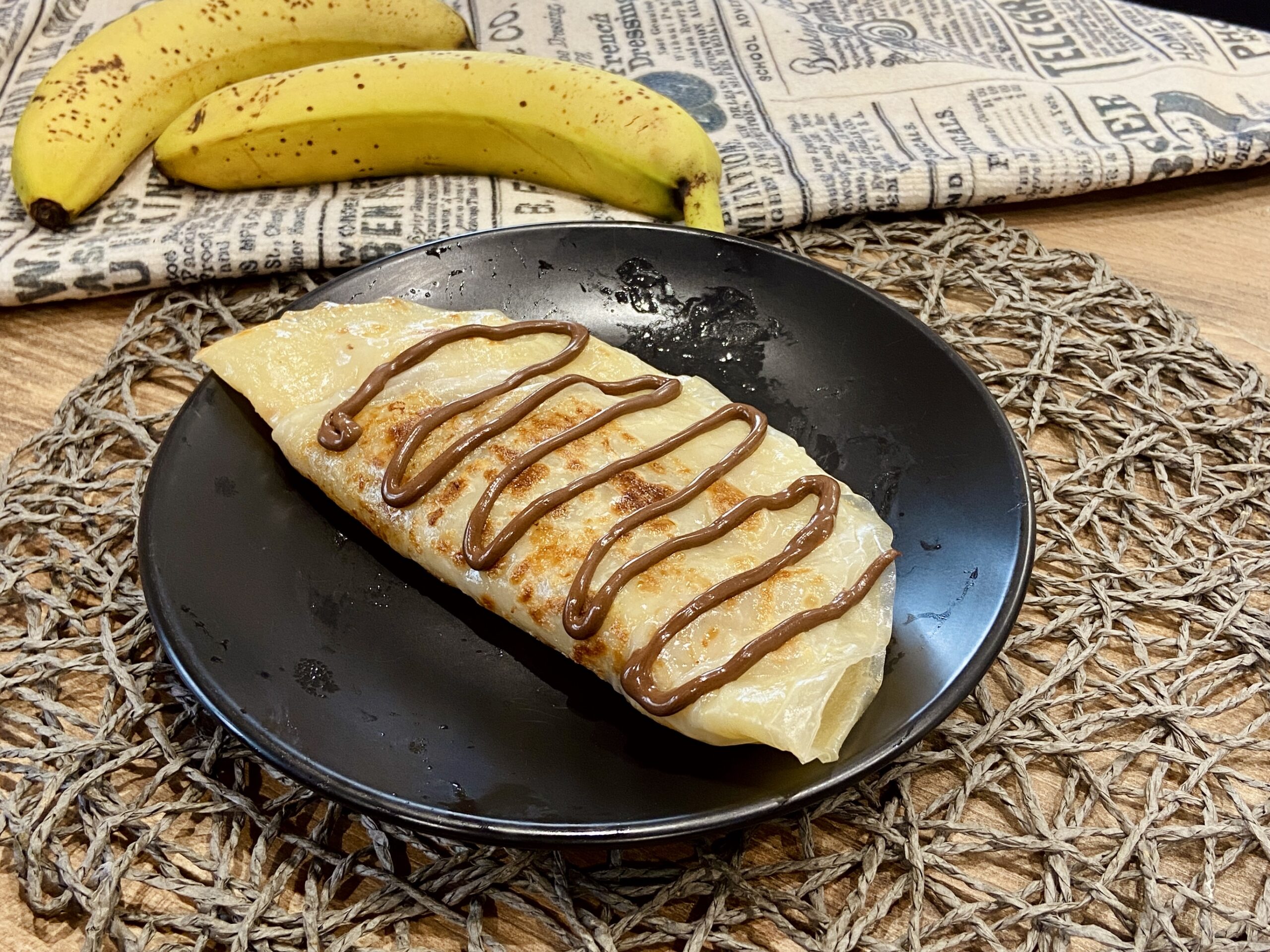 Crepes di riso e banana