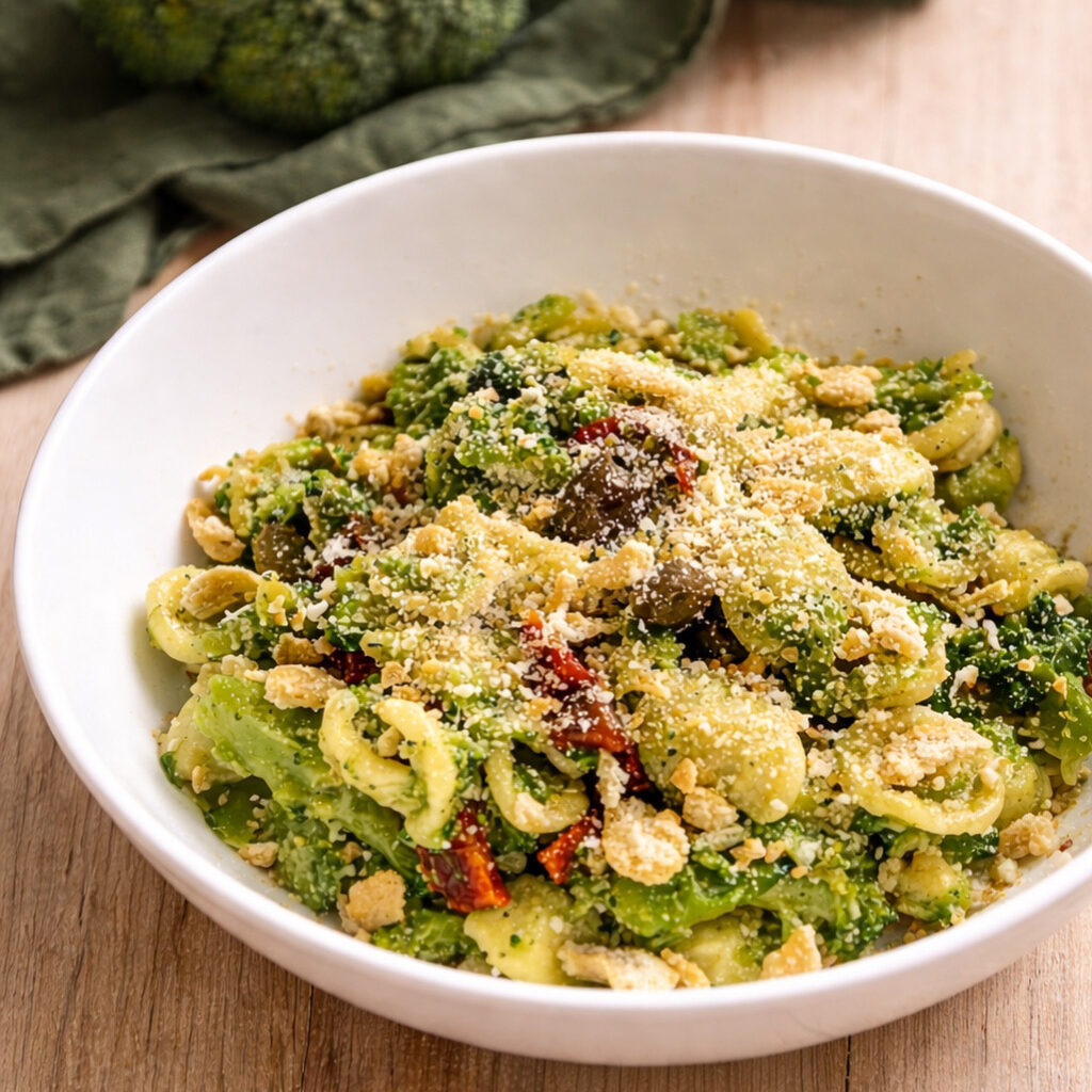orecchiette con broccoli ricetta vegana