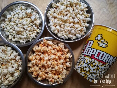 Popcorn in vari gusti, semplici e veloci