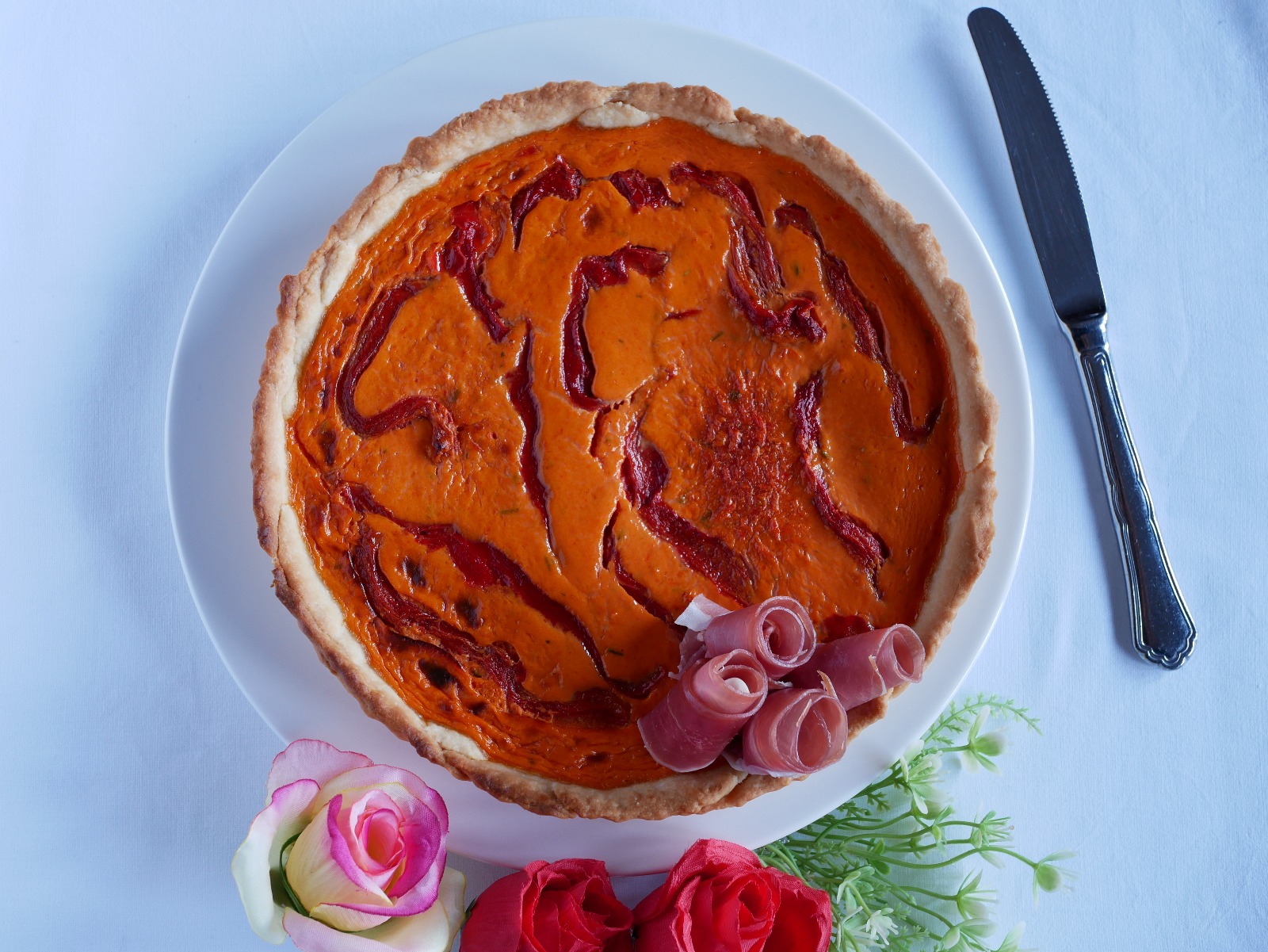Crostata salata ai peperoni