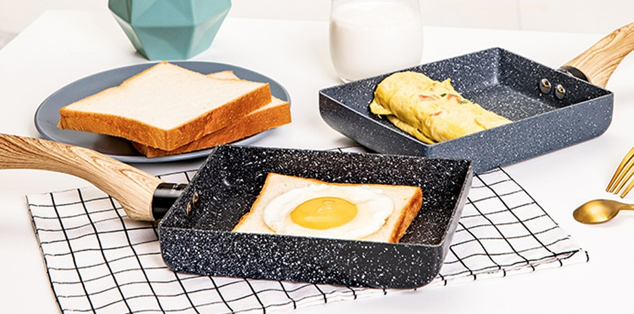 per uova Padella per omelette giapponesi caapmony Tamagoyaki Pan rivestimento antiaderente 