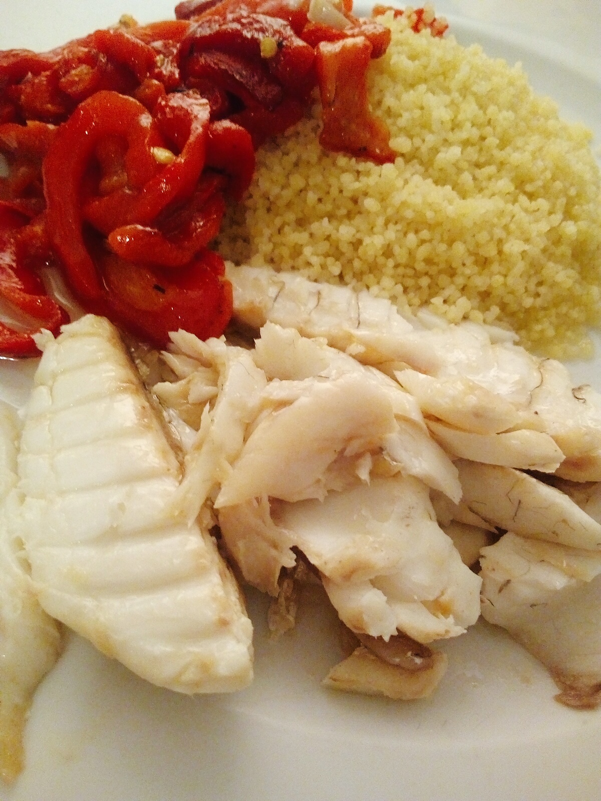 Ricetta "healthy" Cous Cous Con Peperoni E Orata - CookinProgress