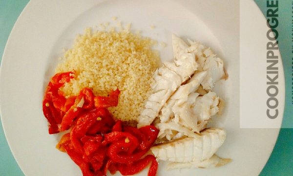 Ricetta “healthy” Cous Cous con peperoni e Orata