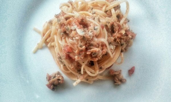 Linguine alle Arselle in rosso