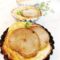 tartelletta scamorza e pera, cardamomo e balsamico
