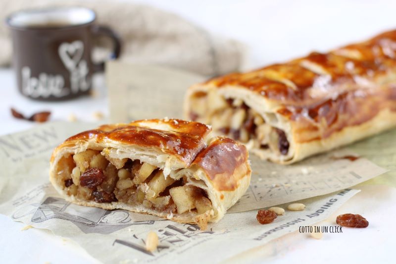 strudel di mele ricetta facile e veloce