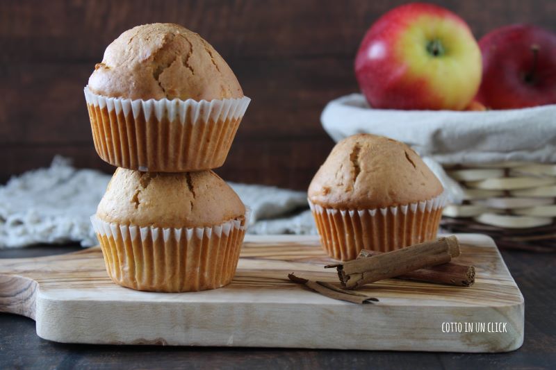 muffin mele e cannella semplicissimi e super golosi