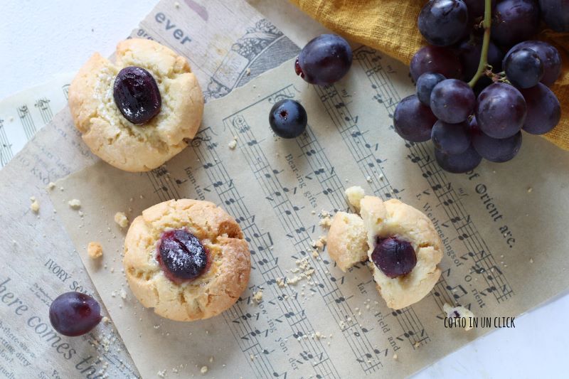 biscotti all'uva facili e ideali per la colazione