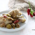 pollo alle olive piccante in pentola a pressione