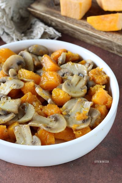 servite il contorno di zucca e funghi