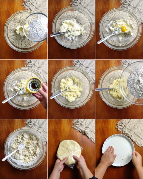 preparazione della pasta frolla