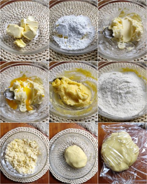 preparazione della frolla sbriocolata