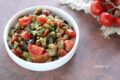 Insalata di ceci e melanzane