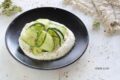 Insalata di cetrioli con crema di ricotta e yogurt